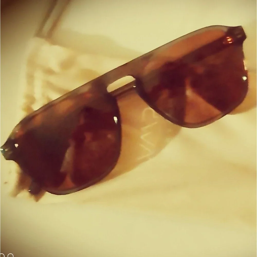 WMP Emerson Gray Square Aviator Sunglasses AVI005 Polarized 54-20-147 NEW - Picture 2 of 6